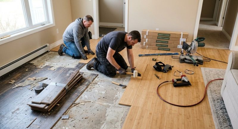 Bamboo Flooring Installation in Woodbridge, VA