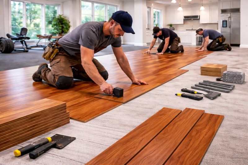 Cherry Floor Installation in Prince Georges County, MD
