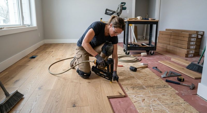 Hardwood Floor Installation in Annandale, VA