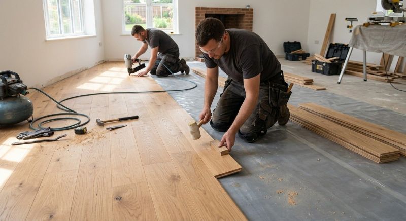 Hardwood Floor Installation in Burke, VA