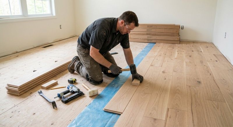 Hardwood Floor Installation in Reston, VA