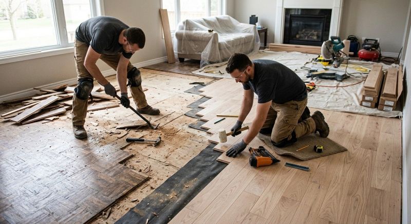 Hardwood Replacement in Chantilly, VA