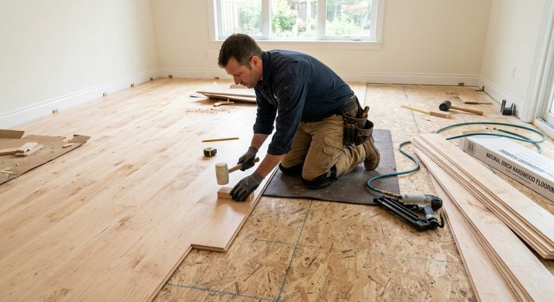 Maple Flooring Installation in Fort Washington, MD