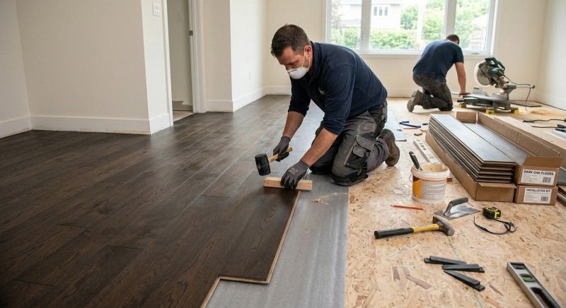 Maple Flooring Installation in Triangle, VA