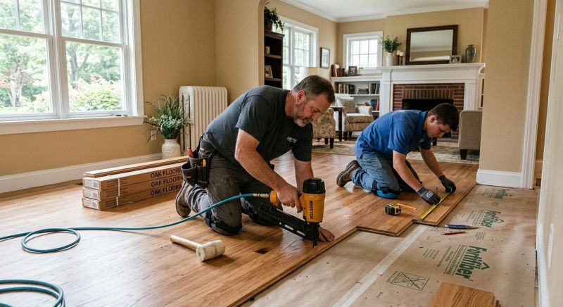 Oak Floor Installation in Bealeton, VA