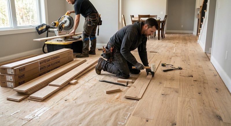 Oak Floor Installation in Oxon Hill, MD