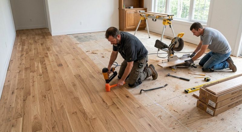Oak Floor Installation in Stafford County, VA