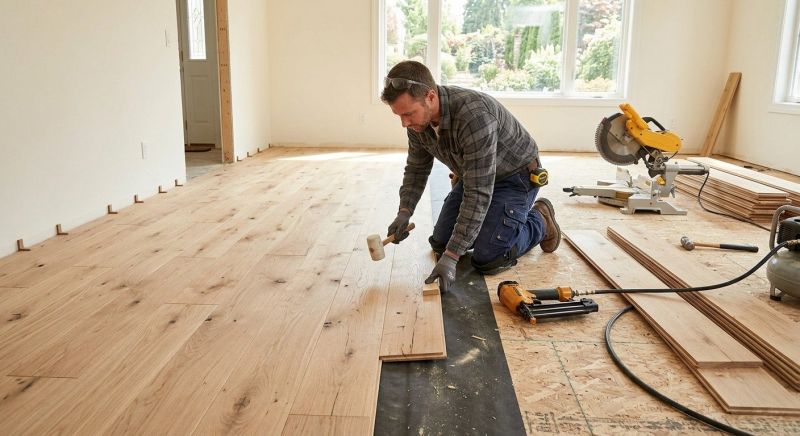 Oak Floor Installation in Stafford, VA
