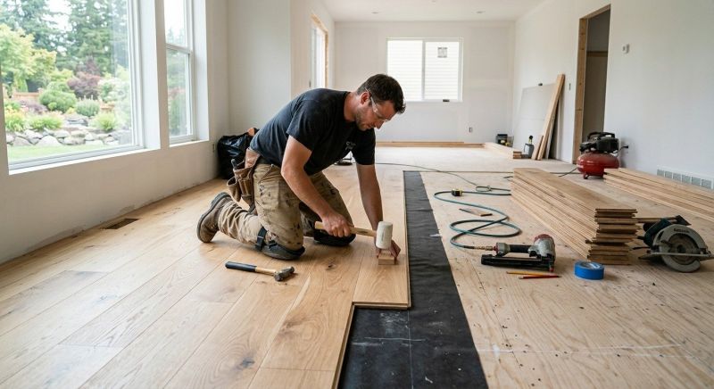 Oak Floor Installation in Triangle, VA