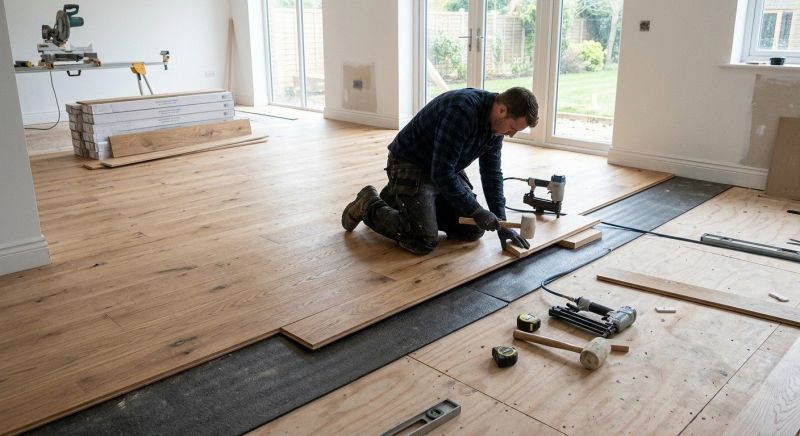 Oak Floor Installation in Triangle, VA