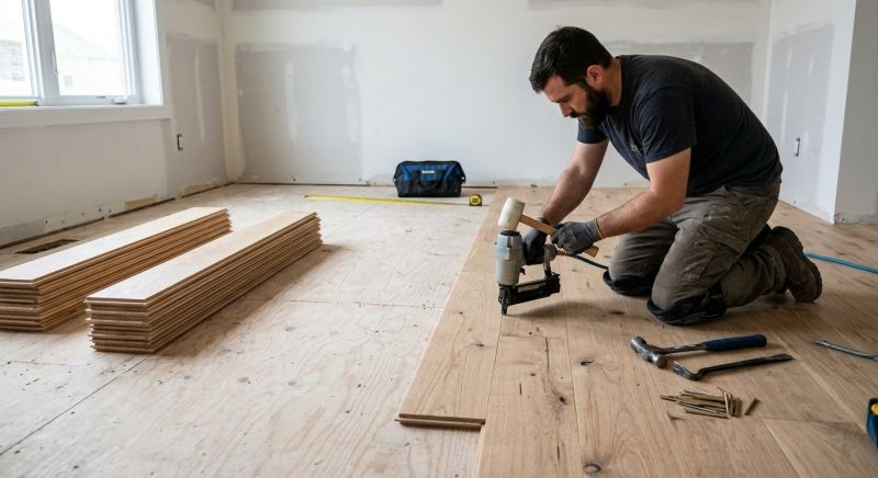 Oak Floor Installation in Triangle, VA