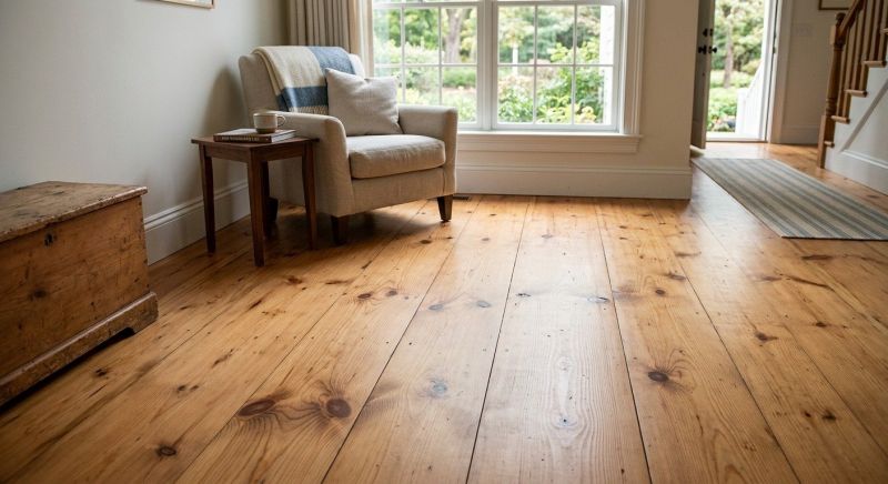 Pine Floor Installation in Woodbridge, VA