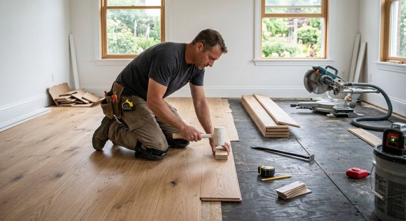 Plank Floor Installation in Woodbridge, VA