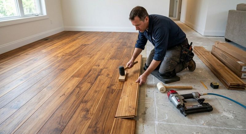 Teak Flooring Installation in Woodbridge, VA