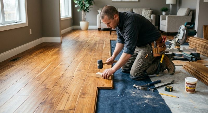 Teak Flooring Installation in Woodbridge, VA