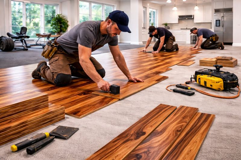 Teak Flooring Installation in Woodbridge, VA