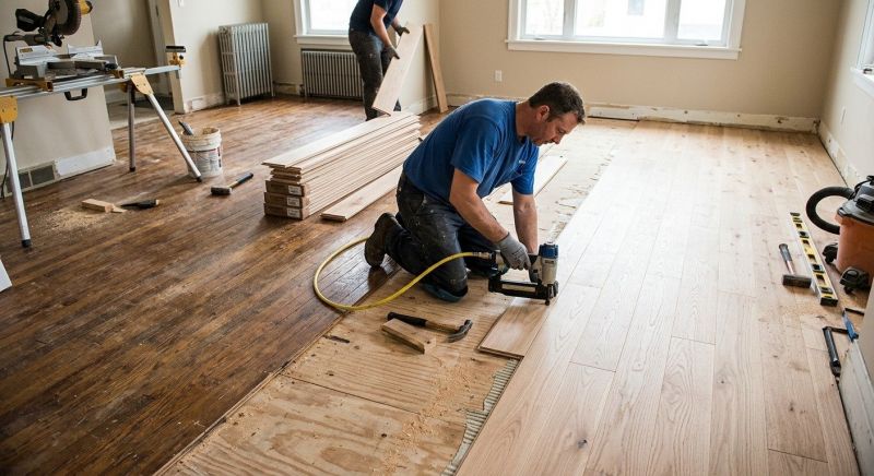 Wood Floor Replacement in Catlett, VA