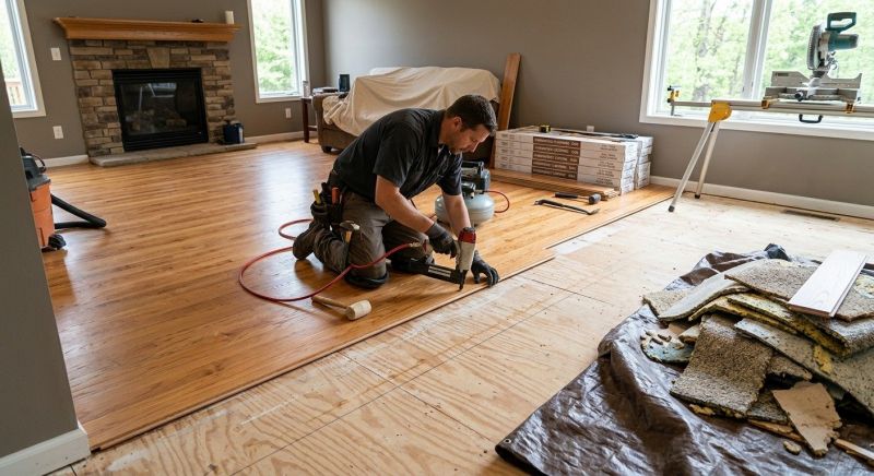 Wood Floor Replacement in Vienna, VA